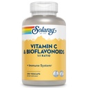 SOLARAY Βιταμίνη C 500mg με Citrus Bioflavonoids, 1:1 Ratio - Αντιοξειδωτική και ανοσοενισχυτική υποστήριξη συμπλήρωμα - Βιταμίνη C με Rose HIPS και Acerola, Vegan, 60-Day Εγγύηση, 125 Σερβίρει, 250 VegCaps