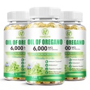 Oil of Oregano with Black Seed Oil, 6000mg Oregano Oil Capsules for Immune Support with High Carvacrol & Thymoquinone, Antioxidant, Non-GMO, Gluten Free, 450 Softgels