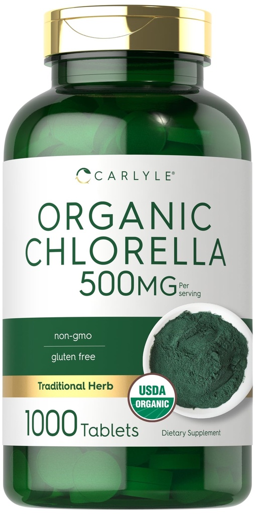 Δισκία Carlyle Chlorella Organic 500 mg 