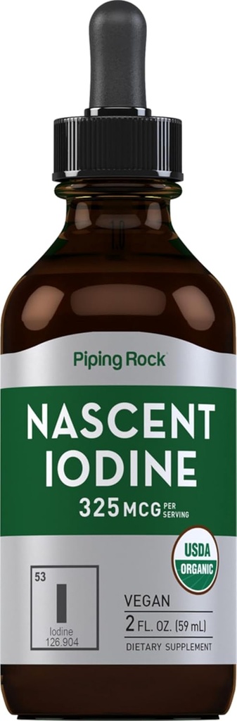 Πιπινγκ Ροκ Nascent Iodine Drops Organic 