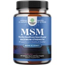 Pure MSM Supplement Tablets Joint Support for Increased Flexibility with Youthful Collagen Boosting Pills and Antioxidant Supplement for Men and Women