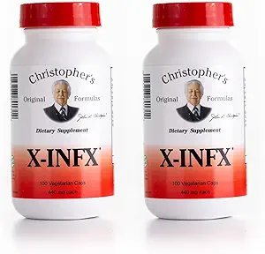 Πρωτότυπο Formula X-INFX του Christopher, φυσική ανοσοποιητική υποστήριξη, 2 Pack, 100 Caps κάθε