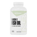NutraBio Omega 3 Fish Oil Supplements, 2,000mg, 400 Softgels - EPA DHA Omega 3 Fatty Acid Supplement to Help Support a Healthy Heart