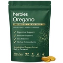 Organics Oregano and Black Seed Oil Capsules, 6000mg Oregano Extract, 2-in-1 Herbal Formula, Digestive & Gut Support Supplement, Plant-Based Wellness Formula, 300 Softgels