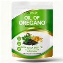 Mtmult Oil of Oregano with Black Seed Oil 6000mg & Moringa, Aceite de Oregano, Oil of Oregano Capsules, Oregano Oil Pills, Carvacrol-Rich, Opaque Airtight Packaging, 180 Softgels