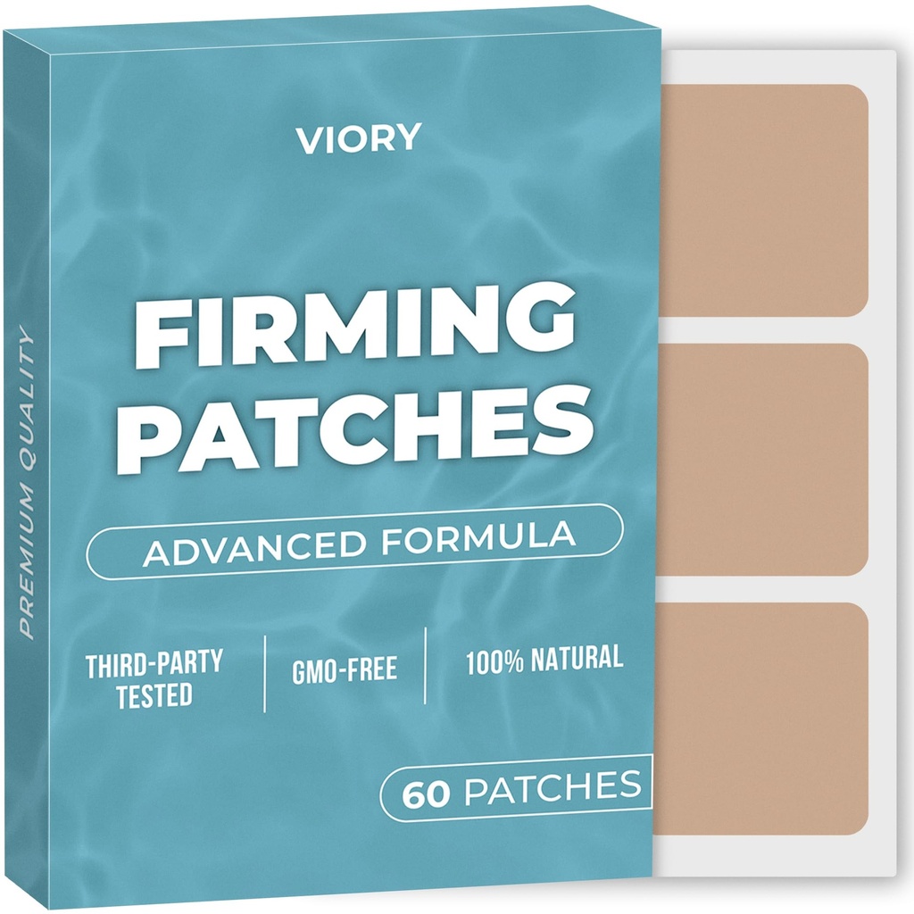 B12 Firming Patches (Pack of 60) - 100% Φυσικό Patch για γυναίκες και άνδρες - Ενέργεια, Εστίαση & Υποστήριξη Σώματος - Ενισχυμένη Φόρμουλα