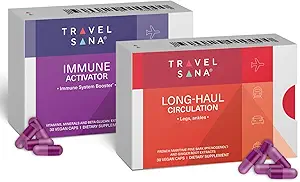 Long-Haul Circulation (30 Vegan Caps) + Immune Activator (30 Vegan Caps)