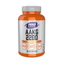 NOW Αθλητισμός AAKG 2200, Αργινίνη, Παραγωγή Ενέργειας, 180 κάψουλες Veg