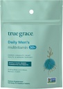 True Grace Men’s Multivitamin 50+ - 120 δισκία Easy-to-Swallow - ανοσοποιητική, ενέργεια, μακροζωία & υποστήριξη μνήμης - Χωρίς γλουτένη, χωρίς σόγια, Vegan - 60 σερβιρίσματα