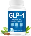 GLP-1 Supplement Support, GLP-1 Support with Naturally Probiotic, Multiple Extract, GLP 1 Supplement for Gut, Energy, Overall Health&Levels - 60 Capsules(1pc)