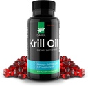 Daiwa Krill Oil 1000mg Softgels - EPA DHA Omega 3 συμπλήρωμα πετρελαίου κριλ Ανταρκτικής με Ασταξανθίνη - Φυσική λύση για κοινή, εγκεφαλική υποστήριξη και την υγεία της καρδιάς - 60/ct