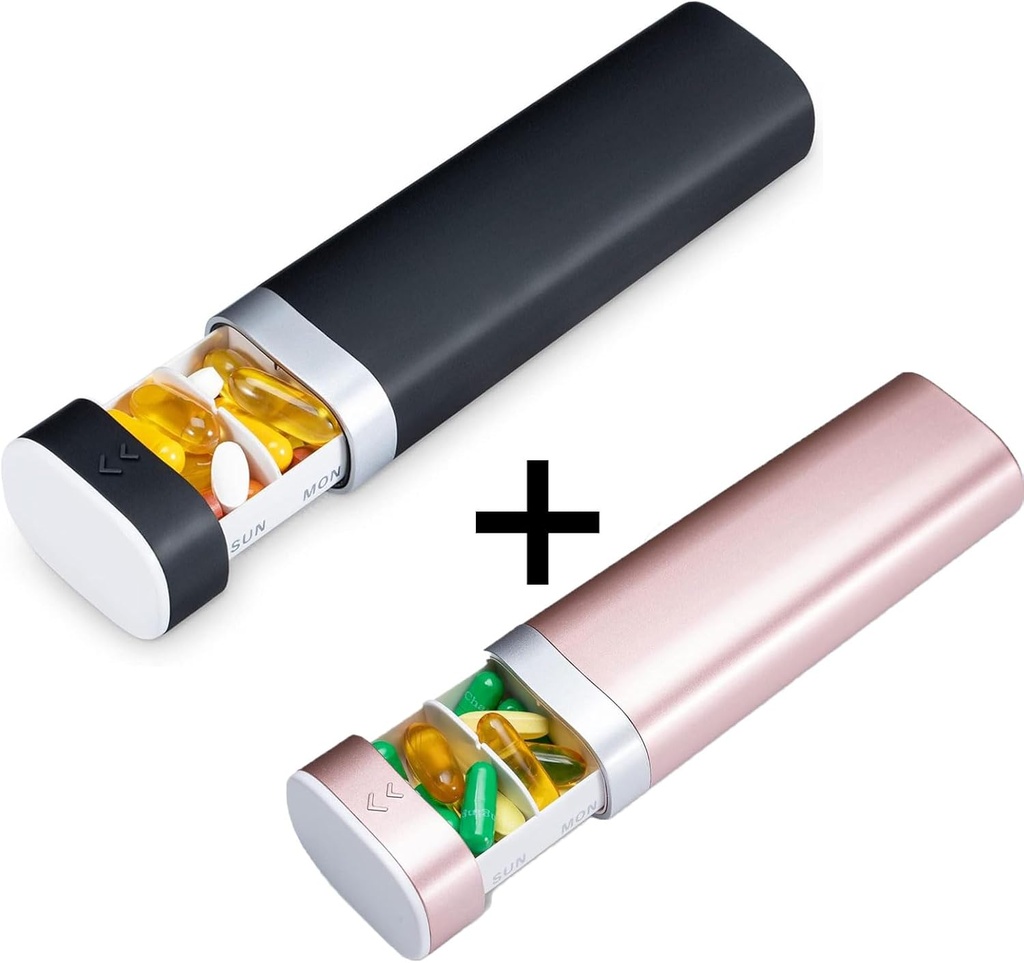 Weekly Pill Organizer 7 Day, Betife Daily Pill Box, Travel Pill Case, Χαριτωμένο Hill Holder για να κρατήσει βιταμίνες, φάρμακα, συμπληρώματα, χάπια Organizer