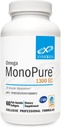 XYMOGEN Omega MonoPure 1300 EC - ιχθυέλαιο με 3X μεγαλύτερη απορρόφηση - DHA EPA Omega 3 συμπλήρωμα για την υγεία της καρδιάς + Γνωστική υποστήριξη (60 Softgels)