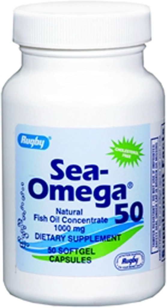 Rugby Sea-Omega 50 φυσικό ιχθυέλαιο συμπυκνωμένο 1000mg