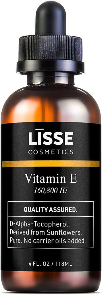 Lisse Pure Concentrated Vitamin E Oil - 160.800 IU - Δεν προστίθενται έλαια μεταφοράς - D-Alpha-τοκοφερόλη
