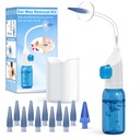 Ear Wax Removal Kit, Ear Cleaning Kits Manual Safe Ear Irrigation Flushing System, Effective Ear Cleaner Earwax Removal Kit, Ear Wax Removal Tool with Ear Basin and 10 Ear Tips