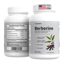 Berberine Complex Supplement with Ceylon Cinnamon,L-Carnitine,Green Tea Extract,Chromium & Black Pepper Extract,Natural Herbal Complex,120 Capsules