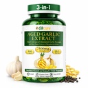 Aged Garlic Extract, 300 Softgels Odorless Garlic Supplement | Black Pepper + Phosphatidylcholine, Heart & Immune Support, Standardized for SAC, Organic, Non-GMO, Gluten-Free