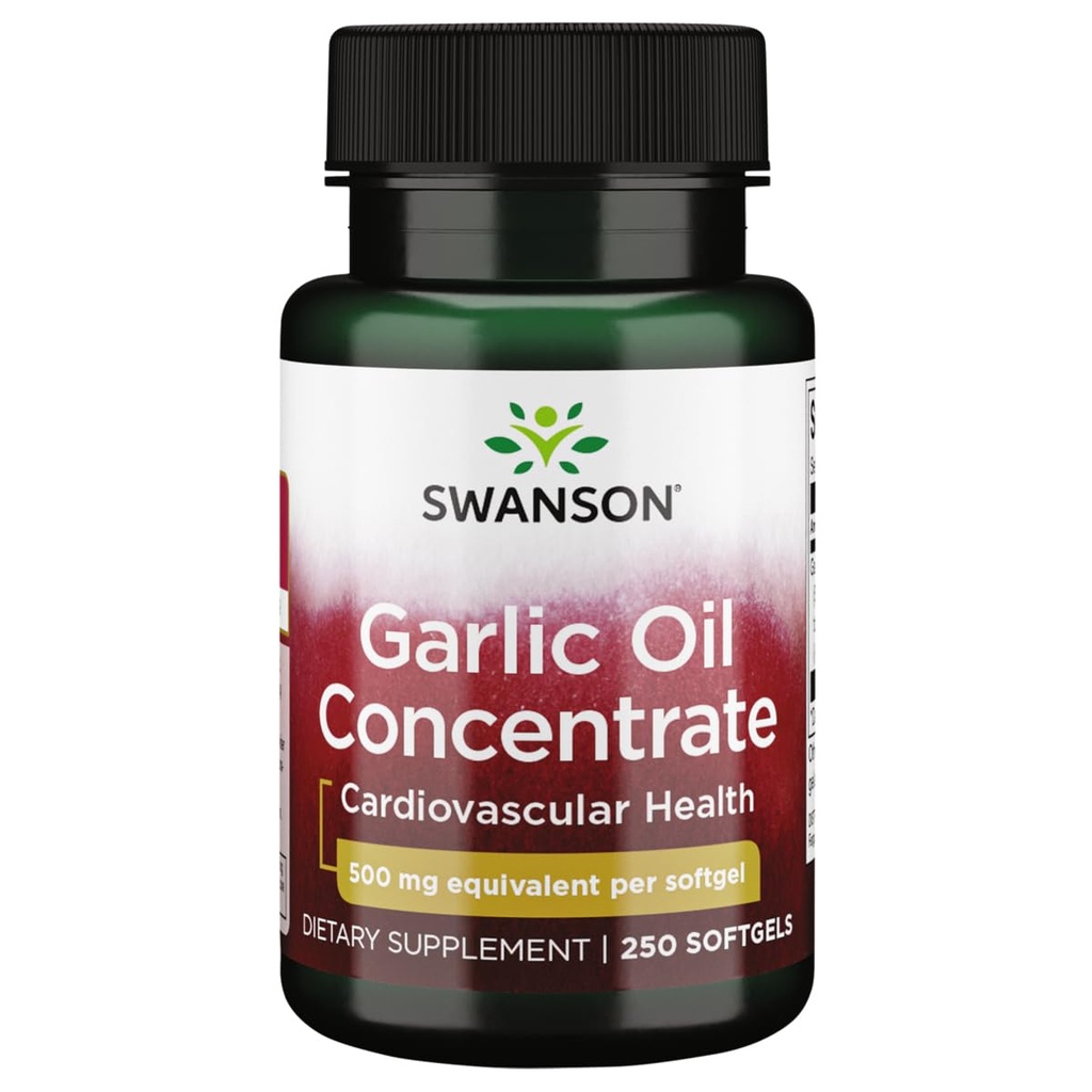 Swanson Garlic Oil 250 Softgels