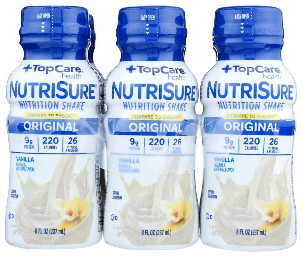 Topcare, Adult Nutrition Drink Vanilla, 48 Fl Oz