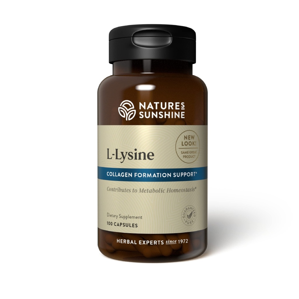 Nature's Sunshine L-Lysine, 100 Κάψουλες 