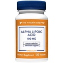 The Vitamin Shoppe Alpha Lipoic Acid 100mg, Natural Antioxidant Formula to Support Glucose Metabolism & Promotes Healthy Blood Sugar (120 Capsules)