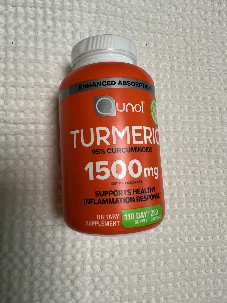 Qunol Turmeric 1500mg Capsules | 220 Capsules