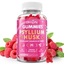 Psyllium Gummies, 1500mg Psyllium Husk Supplement for Gut & Digestive Health, Regularity, Vegan, Sugar Free, Raspberry Flavor, 60 Count