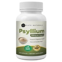 Kate Naturals Psyllium Husk Capsules 725mg (120 Caps) - Natural Soluble Fiber Supplement for Digestive Health & Regularity, Non-GMO, GMP Certified