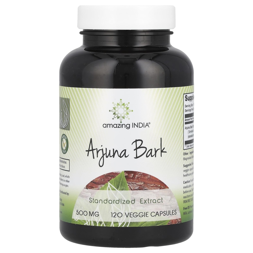 Amazing India Arjuna Bark Extract συμπλήρωμα 