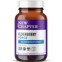 Νέο Κεφάλαιο Κάψουλες Vegan Elderberry με 64x συμπυκνωμένο μαύρο elderberry + μαύρο φραγκοστάφυλο για ολοκληρωμένη ανοσοποιητική υποστήριξη, Μη ΓΤΟ έργο Επαληθευμένο, Χωρίς γλουτένη, Πιστοποιημένο Vegan, 30 Count