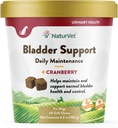 NaturVet Bladder Υποστήριξη Plus Cranberry για σκύλους, 60 ct μαλακά μάσημα, Κατασκευασμένο στις ΗΠΑ με παγκόσμια πηγή συστατικών
