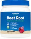 Nutricost Βιολογική σκόνη ρίζας τεύτλων 1 LB - Vegan, Superfood, Certified USDA Organic