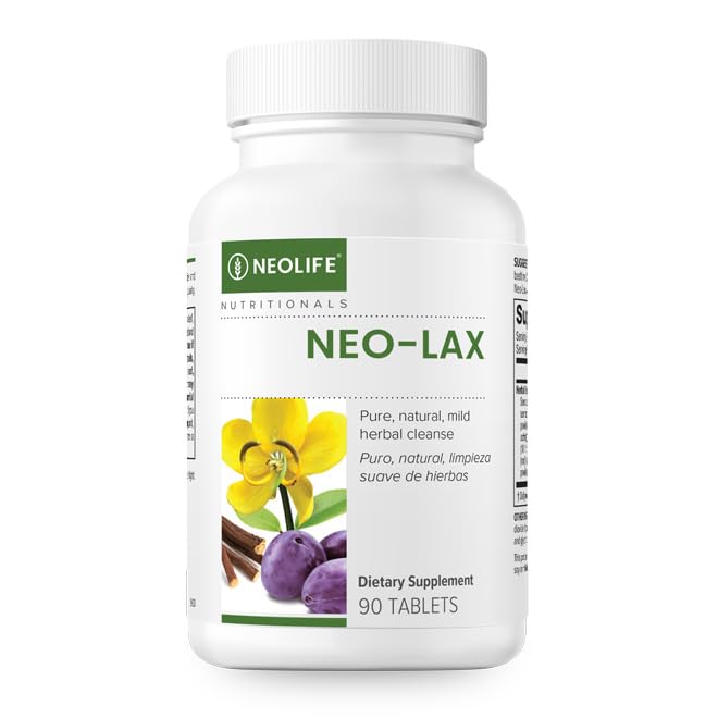 NeoLife - Neo-Lax Herbal Laxative Tablets - Laxatives for Constipation, Plant-Based Blend with Senna and Buckthorn - 90 Tablets