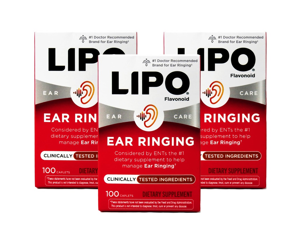 LIPO-FLAVONOID Plus Caplets 100 ea (Pack of 3)