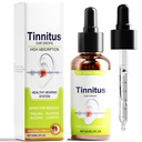 Tinnitus Relief for Ringing Ears, Natural Herbal Tinnitus Ear Drops, Effective Ear Tinnitus Relief, Tinnitus Treatment for Ear Clicking Buzzing, Improving Hearing for Ear Drops White Green