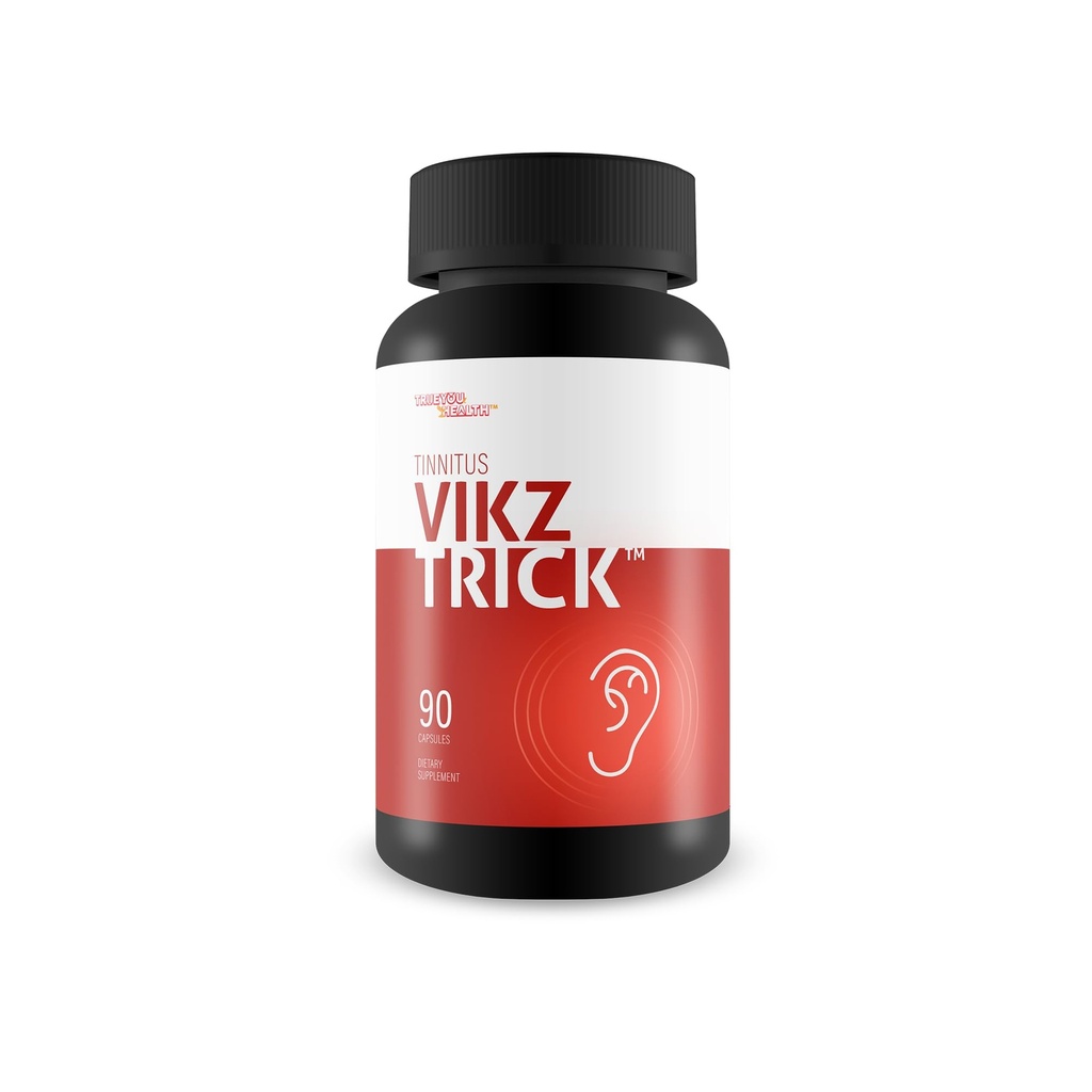 Tinnitus Vikz Trick - Our Best Ear Ringing Remedy for Ear Ringing Relief - Healthy Hearing Supplement Natural Tinnitus Capsules - Help Reduce Swelling in Ears - Immune Support & Circulation Support