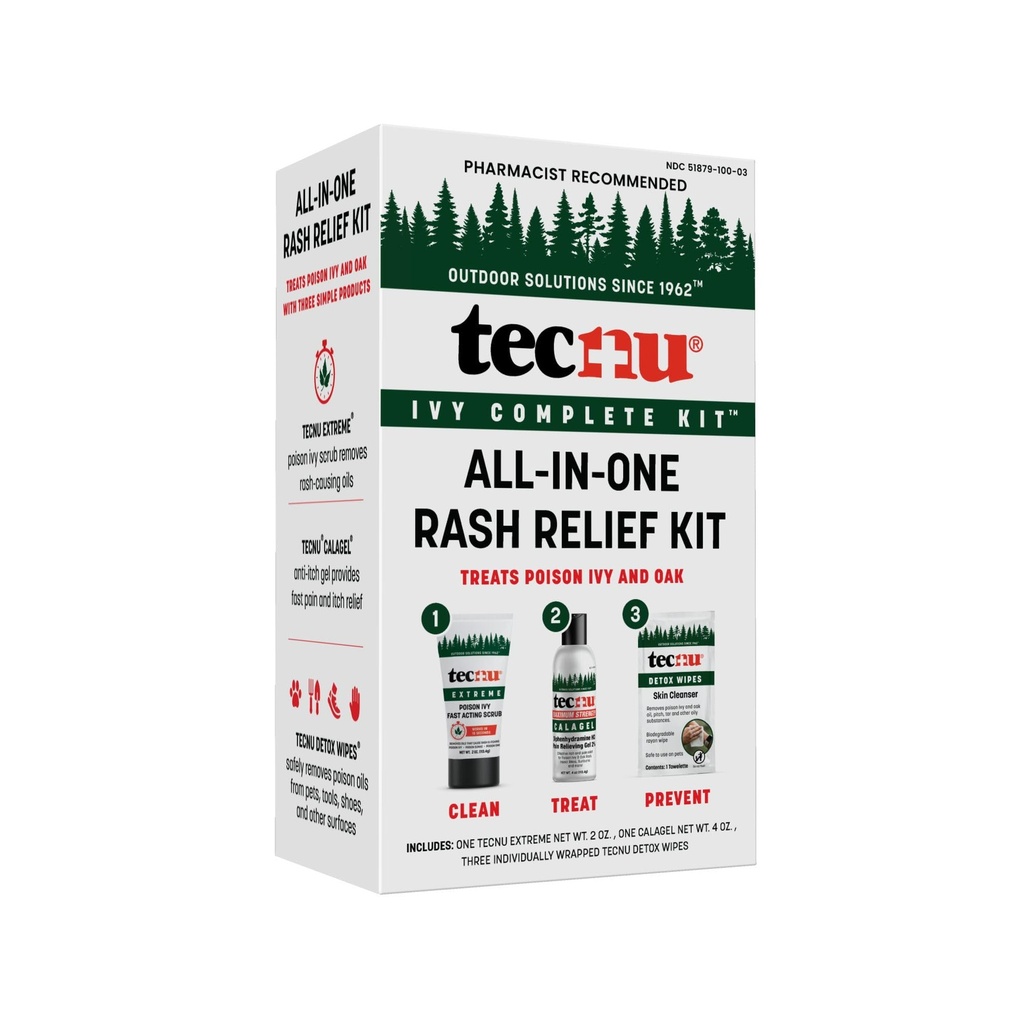 Tecnu Ivy Complete Kit, the All-in-one Solution for Poison Ivy and Oak Rash