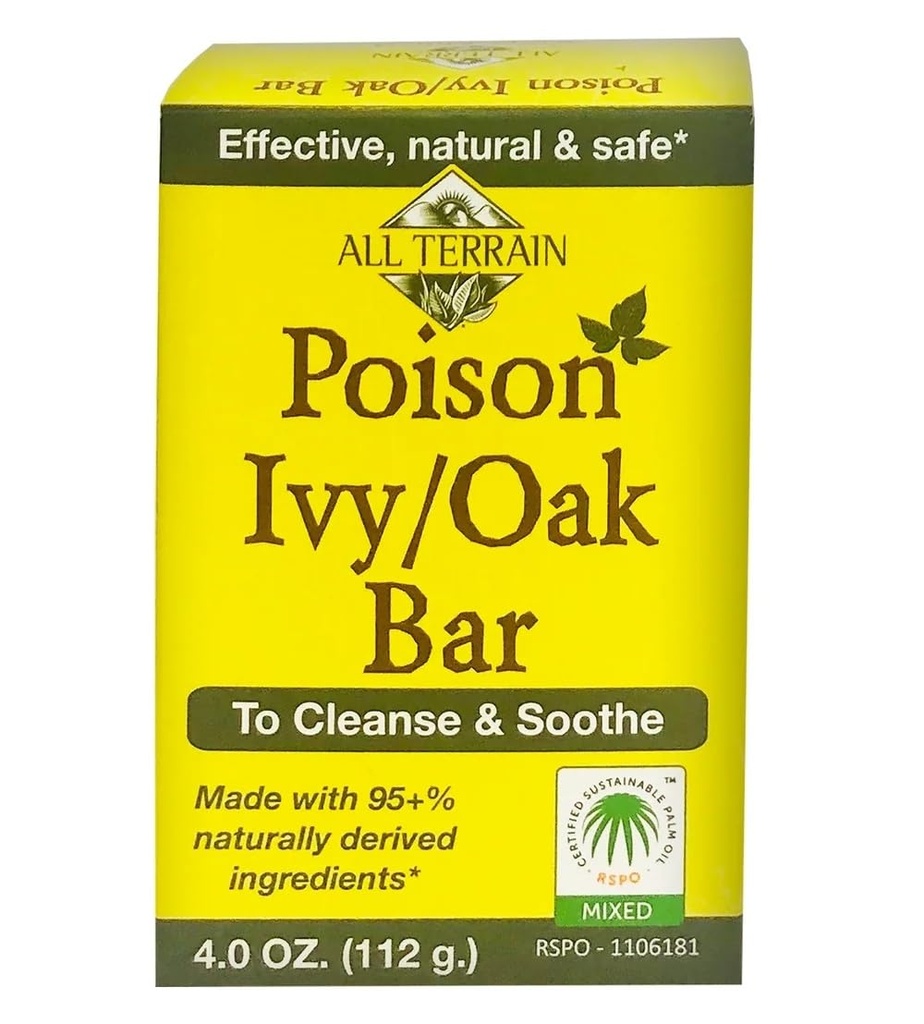 2 Packs of All Terrain Poison Ivy Oak Bar Soap - 4 Oz
