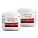 Australian Dream Arthritis Pain Relief Cream - Soothing & Non-Greasy - Powerful Topical Arthritis Pain Relief - Good for Muscle Aches or Joints - 4 oz Jars (2 Pack)