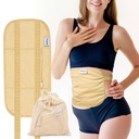Castor Oil Pack Wrap - Organic Cotton Reusable & Highly Absorbent Castor Oil Pack Compress