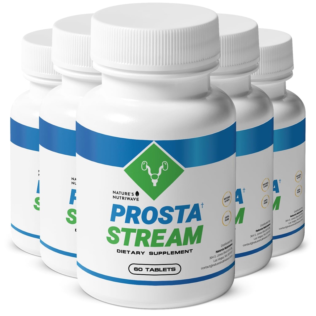 ProstaStream – Saw Palmetto & Passion Flower Tabs – 60 Ct, 6 Month Supply | Saw Palmetto, Broccoli Leaf Extract & Passion Flower | Non-GMO, Stimulant-Free, Made in USA | Daily tablet