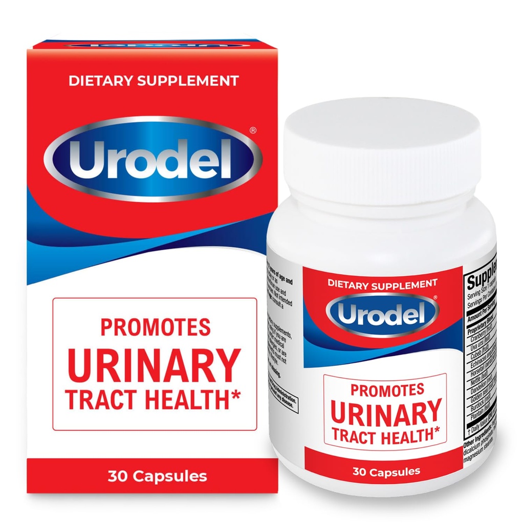 Urinary Tract Health Support, 30 Vegetarian Capsules - Bladder Support Supplement for Women and Men - Herbal Blend with Uva Ursi, Dandelion and Burdock Root for Urinary Comfort