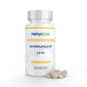 Methyl-Life® L-Methylfolate 2.5 mg – Chewable Active Folate Tablets with ultrapure Methylfolate (L-5-MTHF, Calcium) – Gentle Daily B9 Support – Vegan, Non-GMO, Gluten-Free – 90 Tasty Chewables
