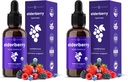 NutraChamps Black Elderberry Syrup, Potent 2000mg 10:1 Extract Sambucus Elderberry Syrup Antioxidant, Drops Berry Flavor, Liquid Elderberry Extract Sugar-Free 2oz, Immune Support (Pack of 2)
