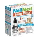 Neilmed's Sinus Rinse, Pediatric, Complete Saline Nasal Rinse Kit 60 Premixed Packets