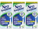 Neo-Synephrine Mild Strength Nasal Spray 15 mL – Phenylephrine 0.25% Fast Acting Nasal Decongestant for Cold and Allergy Relief (Pack of 3)