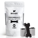 Performance Nose Strips for Breathing - Oil & Sweat Proof Adhesive - Extra Strength Athletic Nasal Strips for High Performance - Improves Oxygen Intake, Sleep & Reduces Snoring (Slim, 60)