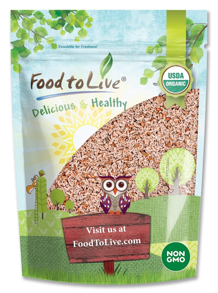 Organic Whole Psyllium Seeds, 8 Ounces - Non-GMO, Vegan, Kosher, Keto Friendly, Raw, Bulk, Rich in Iron, Natural Food Thickener