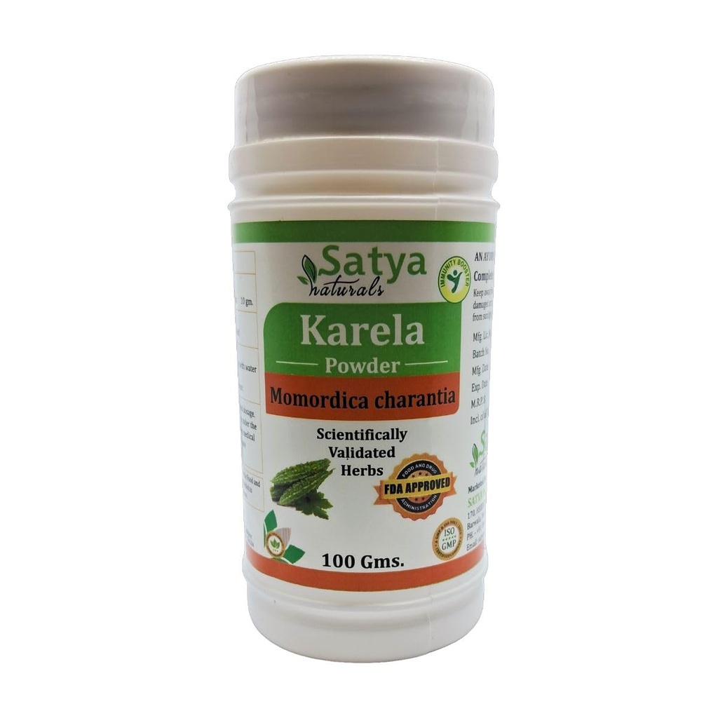 Bitter Melon (Momordica Charantia, Karela) Powder for Men and Women | Ayurvedic Herbal Powder Supplement/Remedy | Pack of 100 GMS. (1 Pack of 100 GMS.)